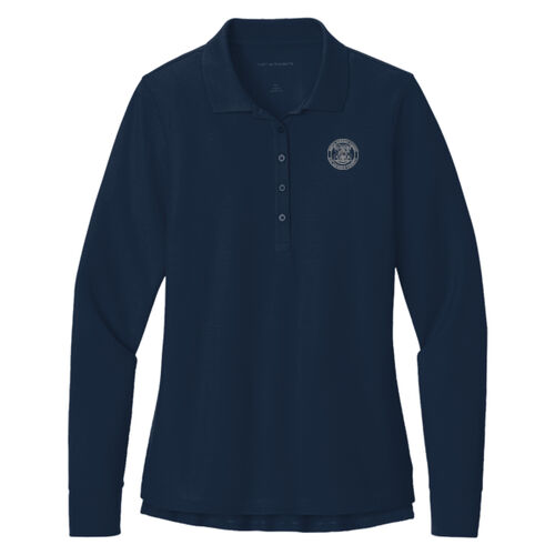 Women's Wearever Signature Pique Long Sleeve Polo Thumbnail