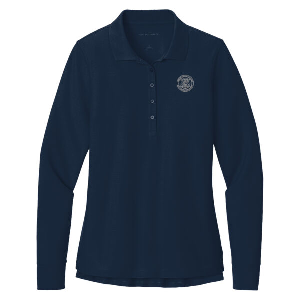 Women's Wearever Signature Pique Long Sleeve Polo Thumbnail