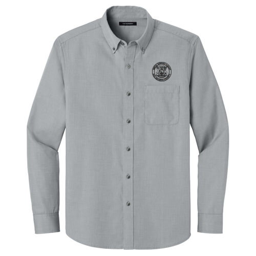 Port Authority® Long Sleeve Nailhead Easy Care Shirt Thumbnail