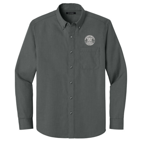 Port Authority® Long Sleeve Nailhead Easy Care Shirt Thumbnail