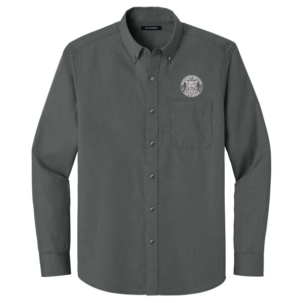 Port Authority® Long Sleeve Nailhead Easy Care Shirt Thumbnail
