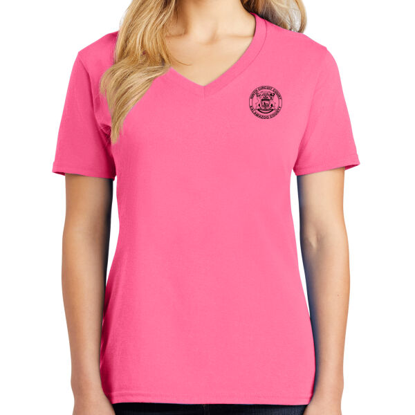 Women's Breast Cancer Awareness V-Neck Tee Thumbnail