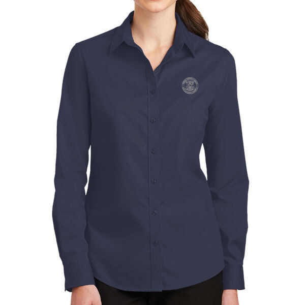 Port Authority® Women's SuperPro™ Twill Shirt Thumbnail