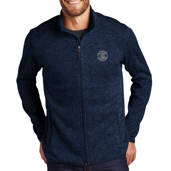 Port Authority® Men's Sweater Fleece Jacket Thumbnail