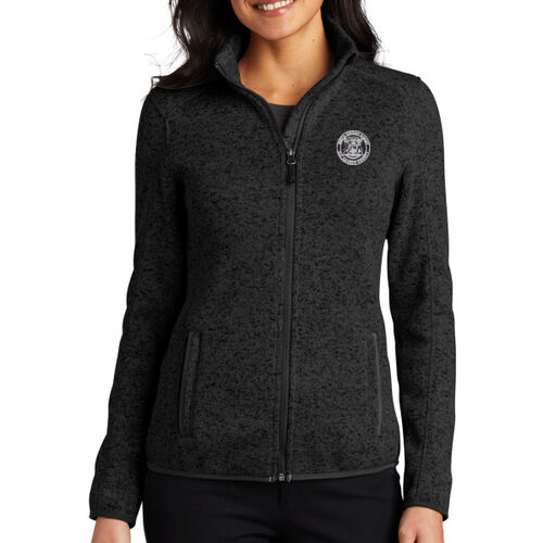 Port Authority® Women's Sweater Fleece Jacket Thumbnail