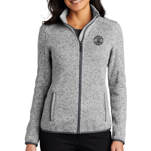 Port Authority® Women's Sweater Fleece Jacket Thumbnail