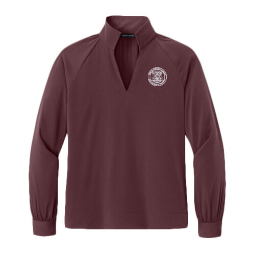 Mercer+Mettle® Women’s Long Sleeve Buttery Soft Popover Blouse Thumbnail
